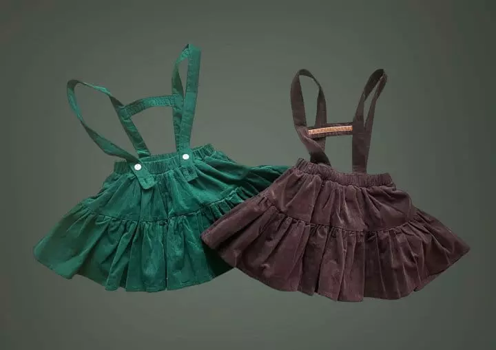 Mumunbaba - Korean Children Fashion - #magicofchildhood - Dungarees Cancan Skirt - 11