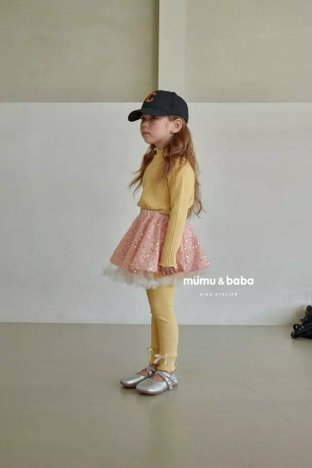 Mumunbaba - Korean Children Fashion - #minifashionista - Camly Pearl Tee - 9