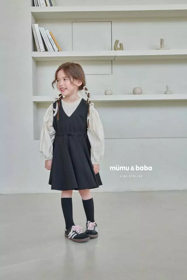 Mumunbaba - Korean Children Fashion - #prettylittlegirls - String Jump Skirt - 6
