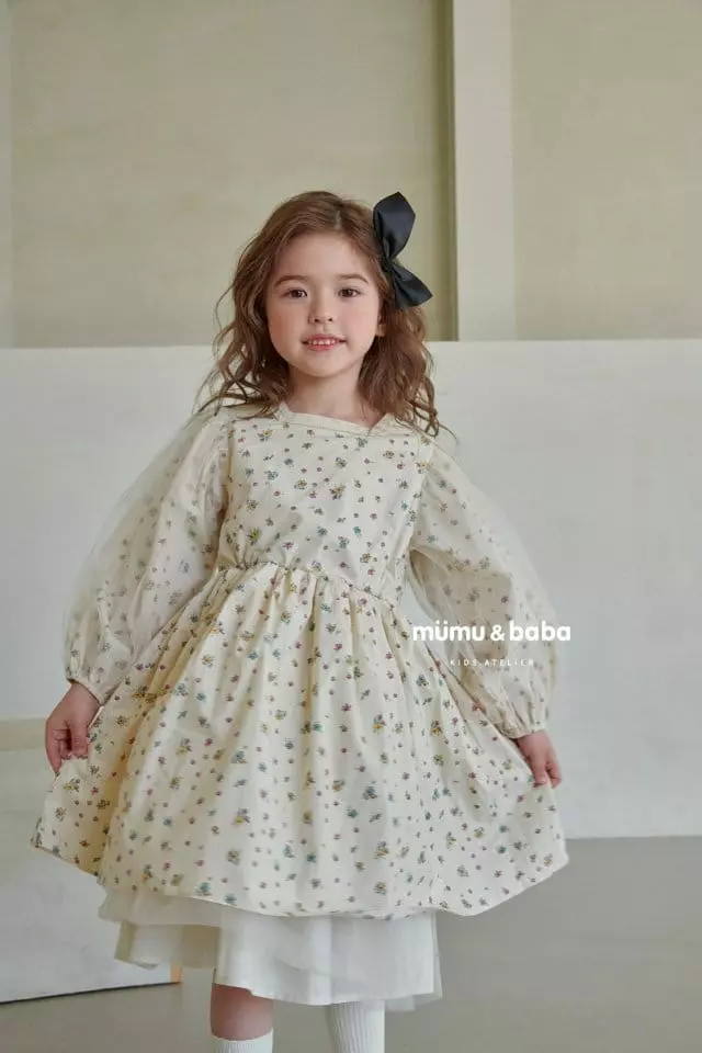 Mumunbaba - Korean Children Fashion - #stylishchildhood - Jemma Flower One-piece - 12