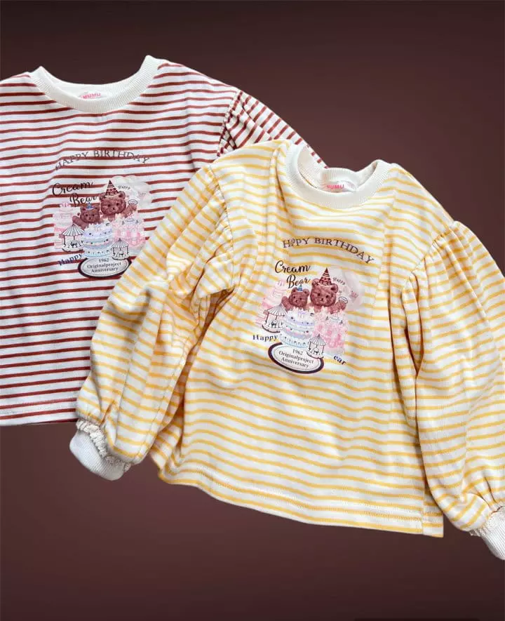 Mumunbaba - Korean Children Fashion - #stylishchildhood - Party Bear Tee - 11