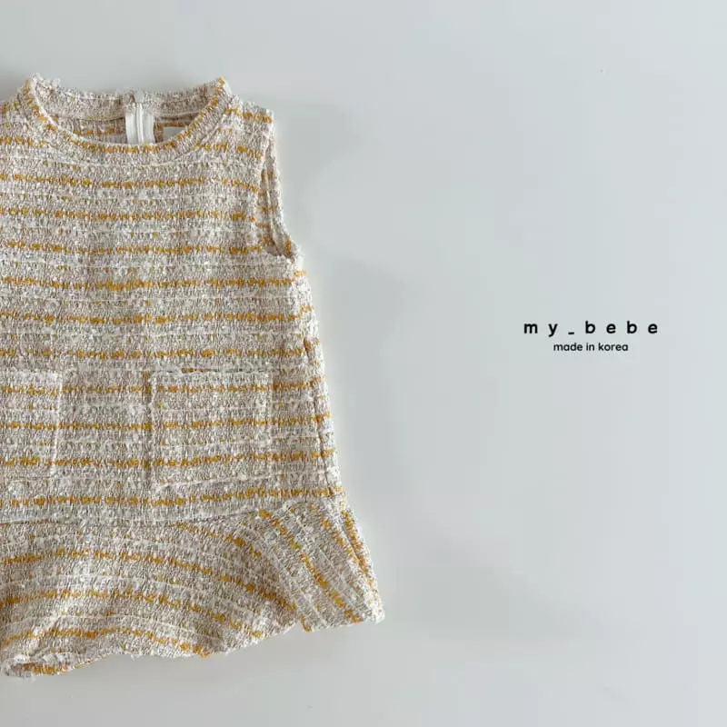 My Bebe - Korean Baby Fashion - #babyboutique - Twid One-piece - 8