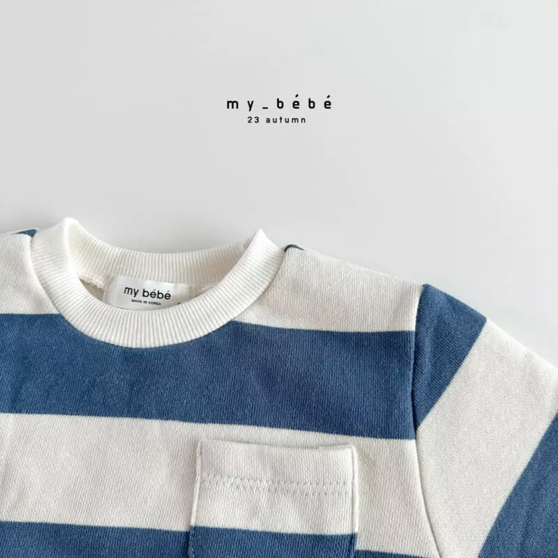 My Bebe - Korean Baby Fashion - #babyboutiqueclothing - Fall Stripes Bodysuit - 7
