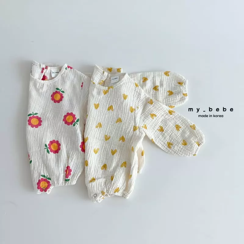 My Bebe - Korean Baby Fashion - #babyboutiqueclothing - Fall Bodysuit - 5