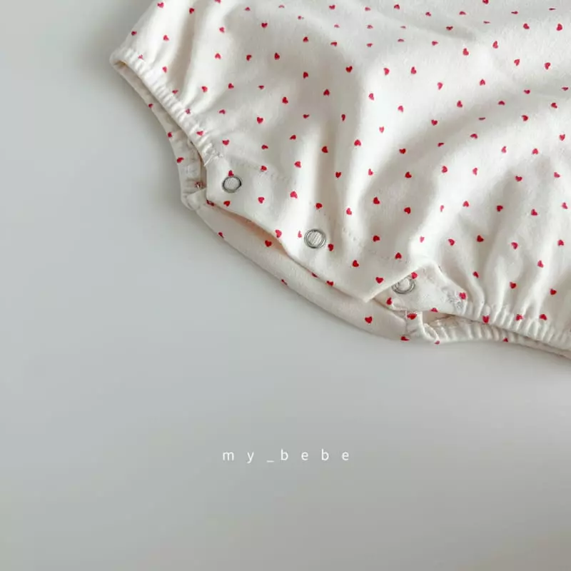 My Bebe - Korean Baby Fashion - #babyfever - Hairbanf Bodysuit Set - 11