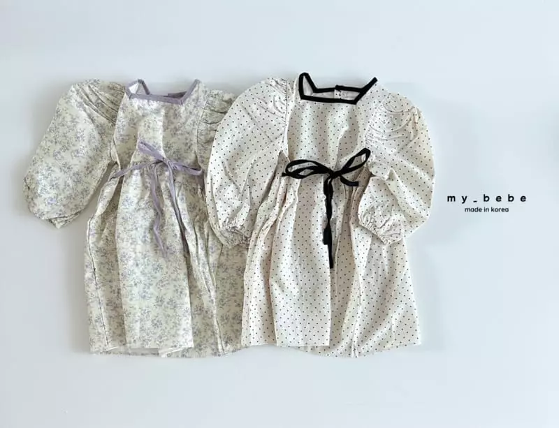 My Bebe - Korean Baby Fashion - #babylifestyle - Berry One-piece
