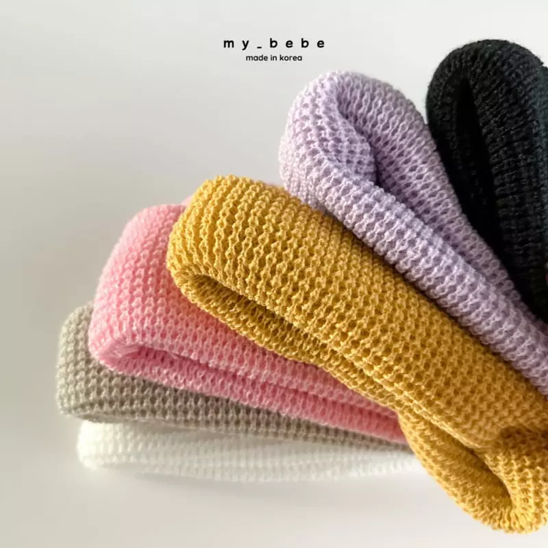 My Bebe - Korean Baby Fashion - #babyoninstagram - Wafflw Beanie - 4
