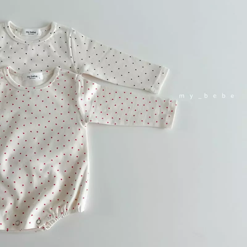 My Bebe - Korean Baby Fashion - #babywear - Hairbanf Bodysuit Set - 4