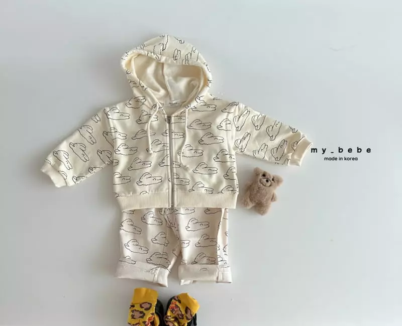 My Bebe - Korean Children Fashion - #Kfashion4kids - Hoody Zip-up - 7