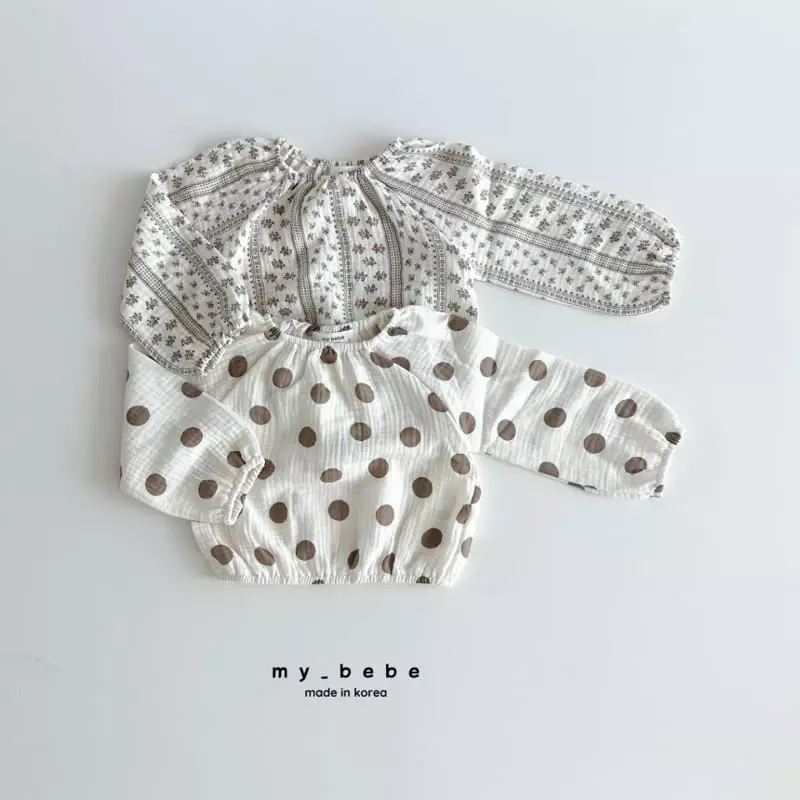 My Bebe - Korean Children Fashion - #designkidswear - Crop Blouse - 2