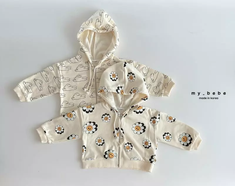 My Bebe - Korean Children Fashion - #designkidswear - Hoody Zip-up