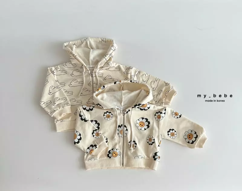 My Bebe - Korean Children Fashion - #discoveringself - Hoody Zip-up - 2