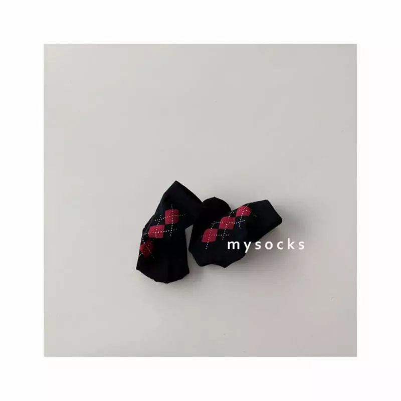 My Bebe - Korean Children Fashion - #discoveringself - Cherry Socks Set - 4