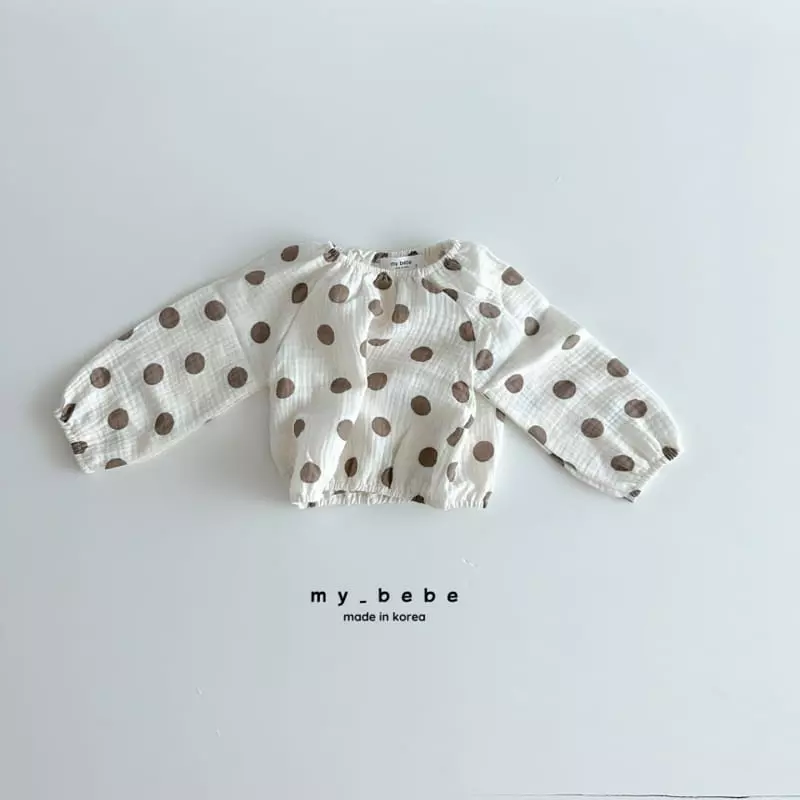 My Bebe - Korean Children Fashion - #kidsshorts - Crop Blouse - 5