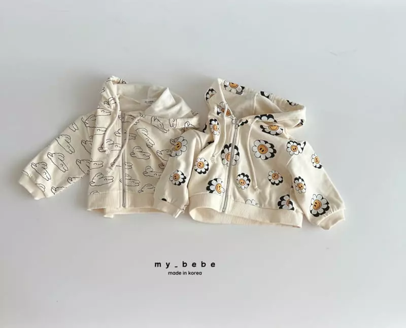 My Bebe - Korean Children Fashion - #fashionkids - Hoody Zip-up - 4