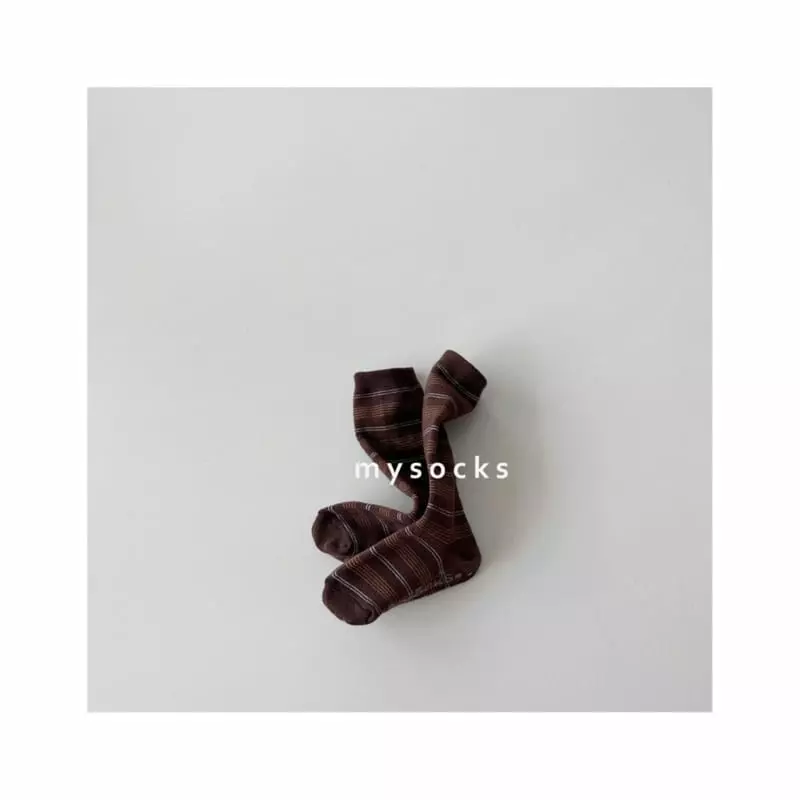 My Bebe - Korean Children Fashion - #fashionkids - Walnut Tree Socks Set - 4