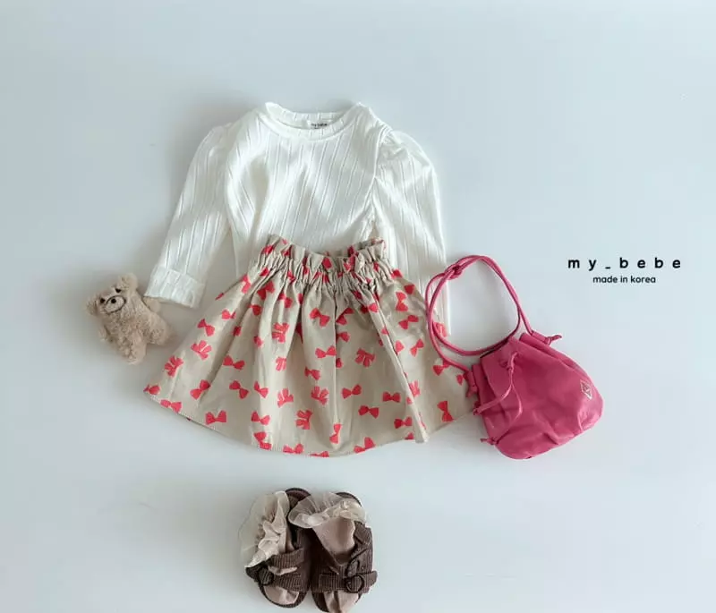 My Bebe - Korean Children Fashion - #kidsstore - Square Skirt - 9