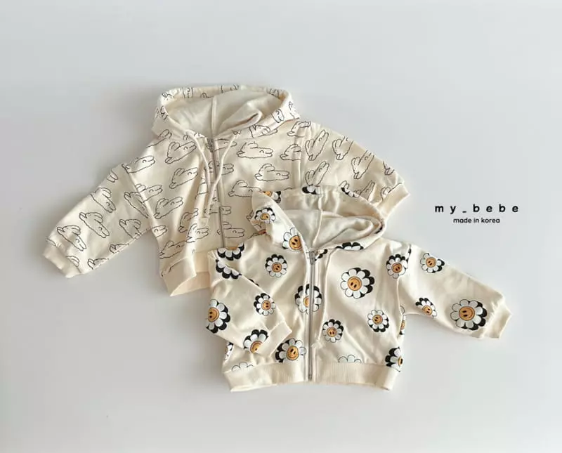 My Bebe - Korean Children Fashion - #kidsstore - Hoody Zip-up - 5