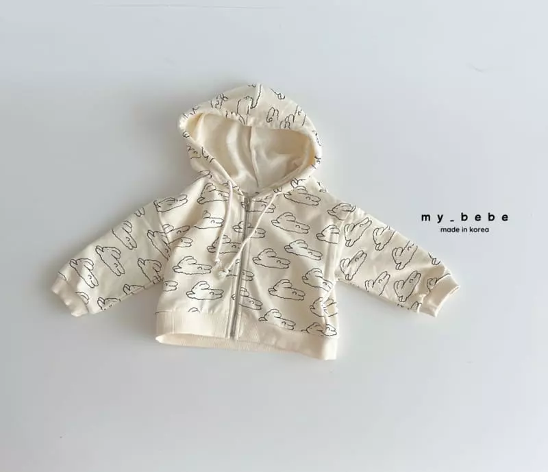 My Bebe - Korean Children Fashion - #kidzfashiontrend - Hoody Zip-up - 6