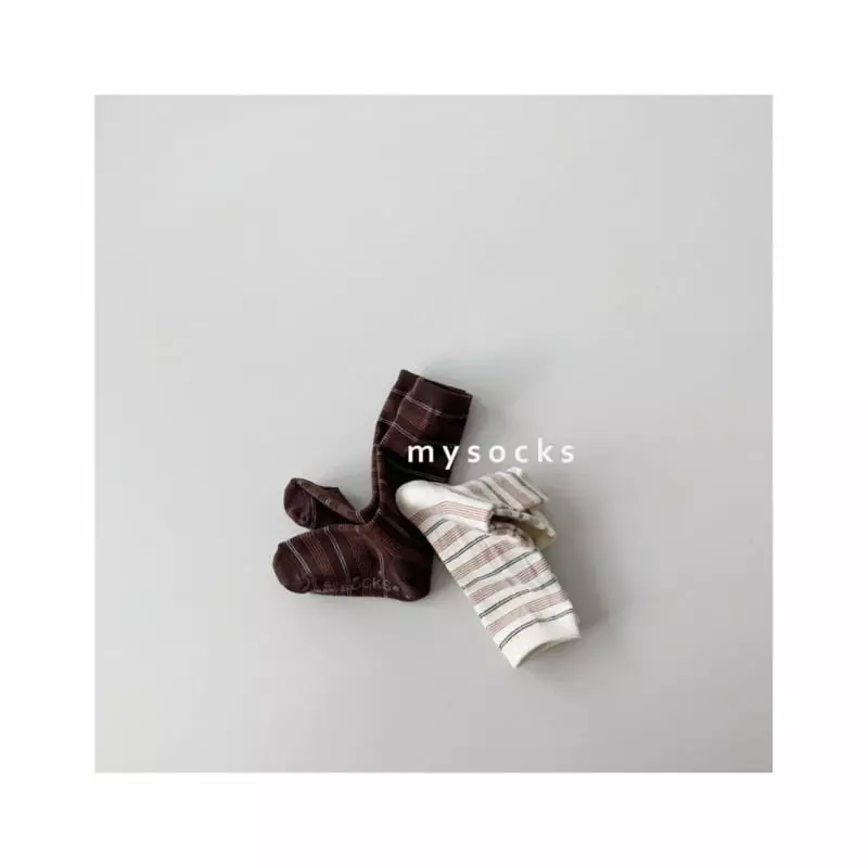 My Bebe - Korean Children Fashion - #magicofchildhood - Walnut Tree Socks Set - 9