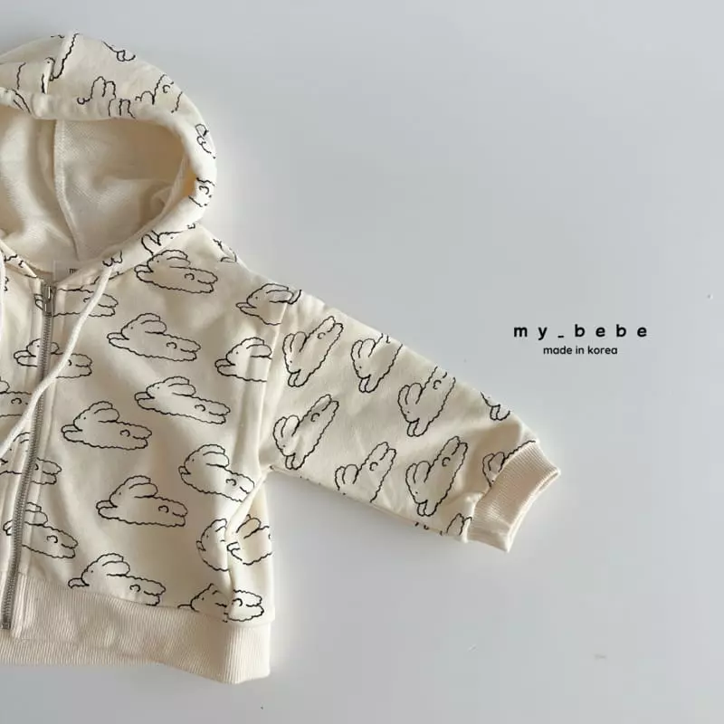 My Bebe - Korean Children Fashion - #minifashionista - Hoody Zip-up - 10