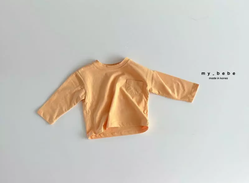 My Bebe - Korean Children Fashion - #stylishchildhood - Silk Pocket Tee - 8
