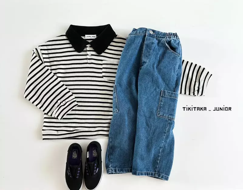 My Bebe - Korean Junior Fashion - #childofig - Junior Waffle Tara Tee - 4