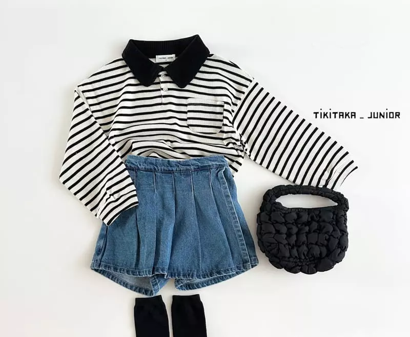 My Bebe - Korean Junior Fashion - #designkidswear - Junior Waffle Tara Tee - 5