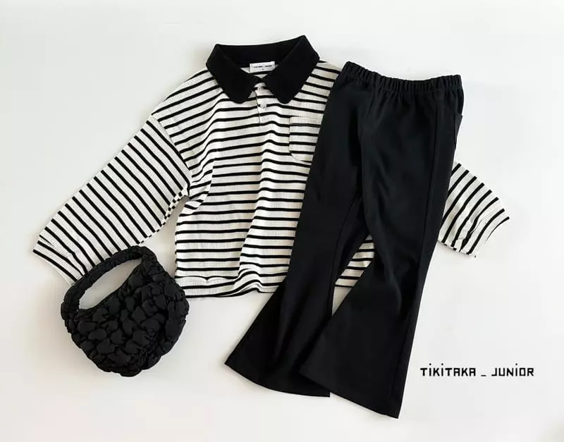 My Bebe - Korean Junior Fashion - #discoveringself - Junior Waffle Tara Tee - 6
