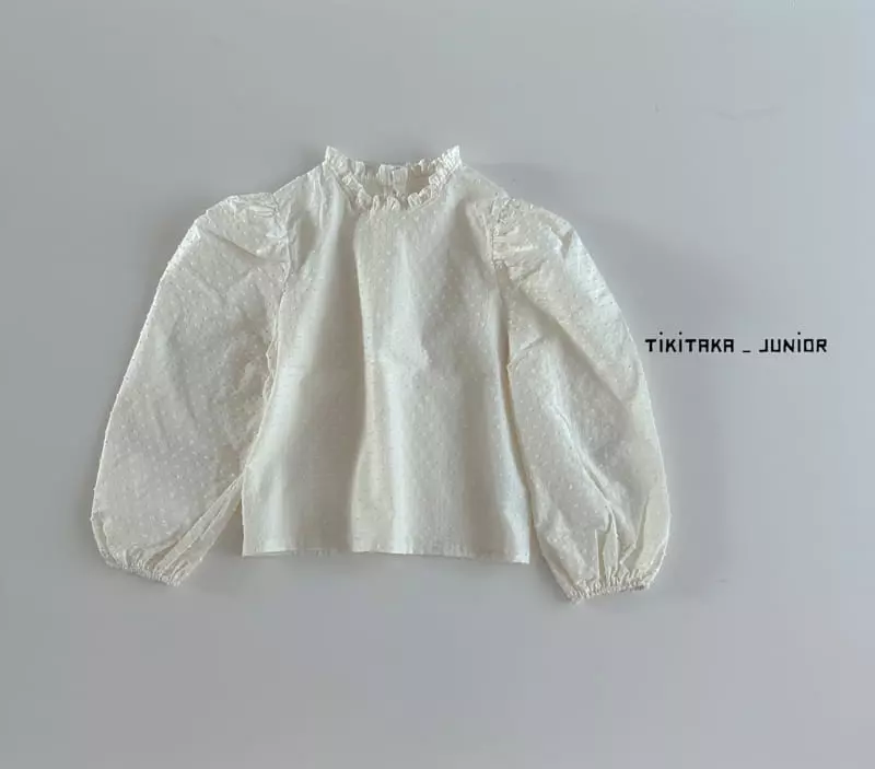 My Bebe - Korean Junior Fashion - #discoveringself - Snow Flower Blouse - 5
