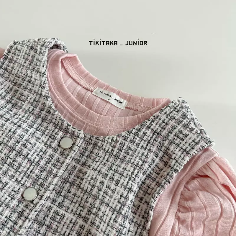 My Bebe - Korean Junior Fashion - #prettylittlegirls - Twid Top Bottom Set - 10