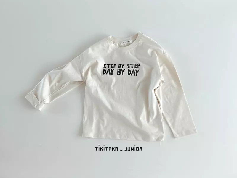 My Bebe - Korean Junior Fashion - #toddlerclothing - Step By Basic Tee - 6
