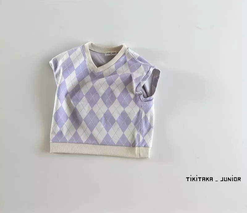 My Bebe - Korean Junior Fashion - #todddlerfashion - Argyle Vest - 4