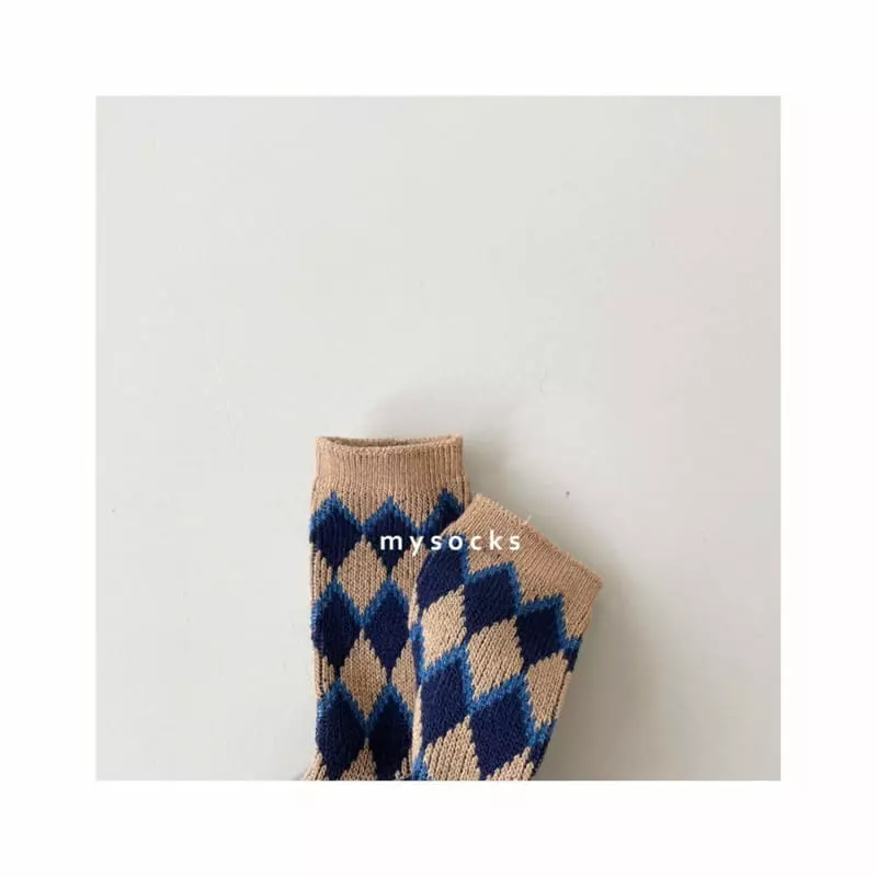 My Socks - Korean Children Fashion - #kidzfashiontrend - Whole Wheat Bread Socks Set - 2