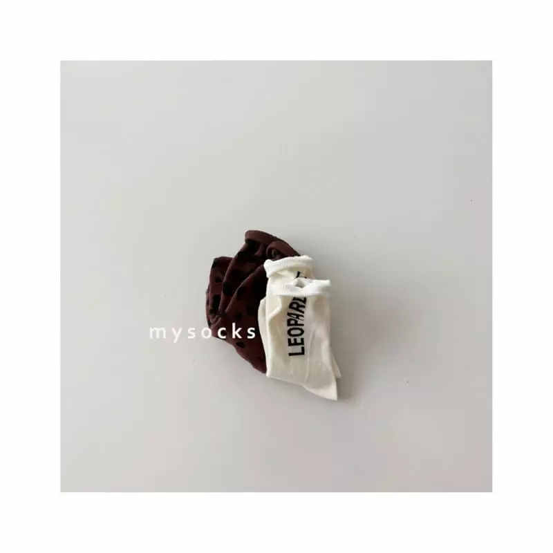 My Socks - Korean Children Fashion - #magicofchildhood - Persimmon Tree Socks Set - 8