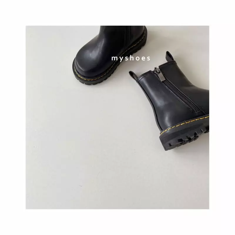 My Socks - Korean Children Fashion - #todddlerfashion - Rye Bread Boots - 3