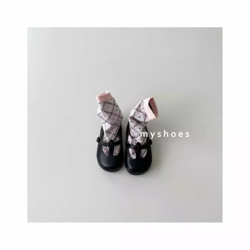 My Socks - Korean Children Fashion - #toddlerclothing - PAStel Flats - 5