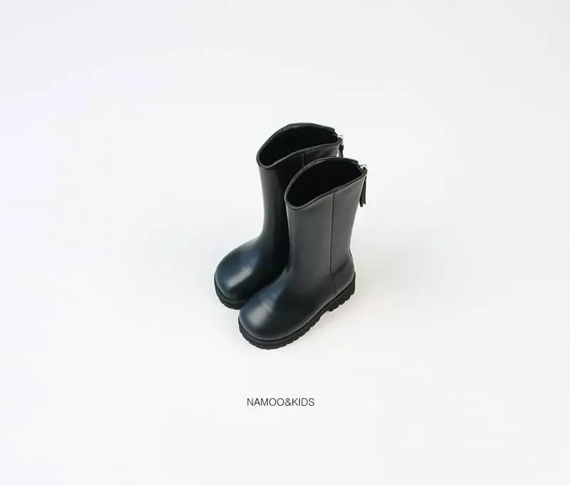 Namoo & Kids - Korean Children Fashion - #stylishchildhood - Lame Round Boots - 4