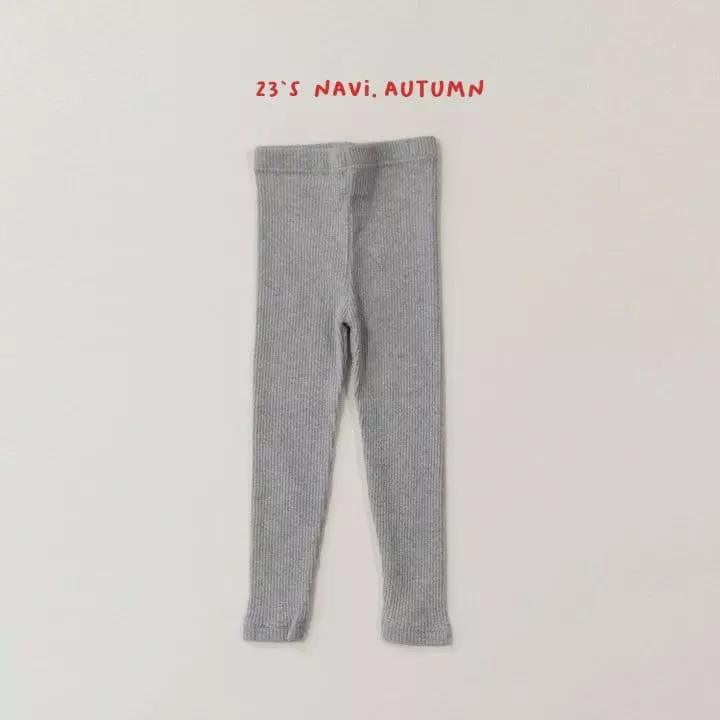 Navi - Korean Children Fashion - #Kfashion4kids - Rib Leggings - 9