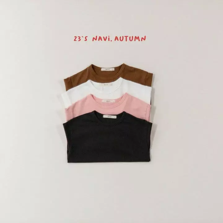 Navi - Korean Children Fashion - #childofig - Basic Tee - 5