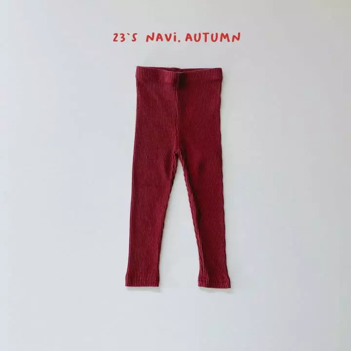 Navi - Korean Children Fashion - #childofig - Rib Leggings