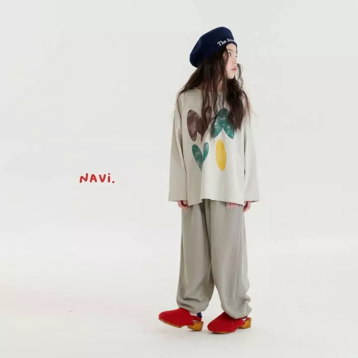 Navi - Korean Children Fashion - #designkidswear - Plag Pants