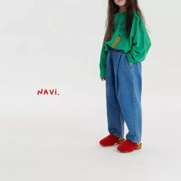 Navi - Korean Children Fashion - #prettylittlegirls - Rise Jeans - 6