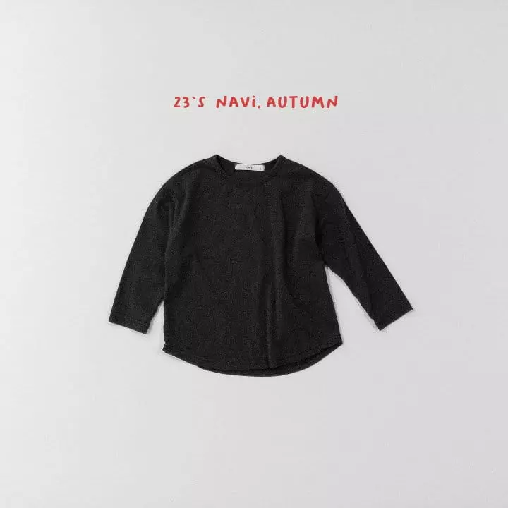 Navi - Korean Children Fashion - #toddlerclothing - Basic Tee - 4
