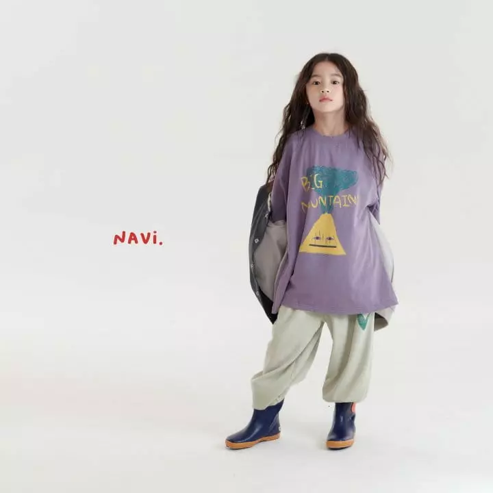 Navi - Korean Children Fashion - #toddlerclothing - Mountain Long Tee - 7