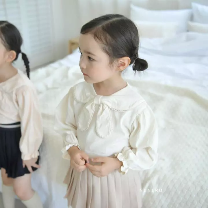 Neneru - Korean Baby Fashion - #babyboutique - Aurora Ribbon Tee Bebe - 3