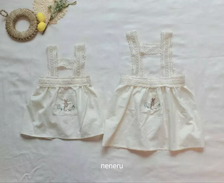 Neneru - Korean Baby Fashion - #babyboutique - Rabbit Apron - 11