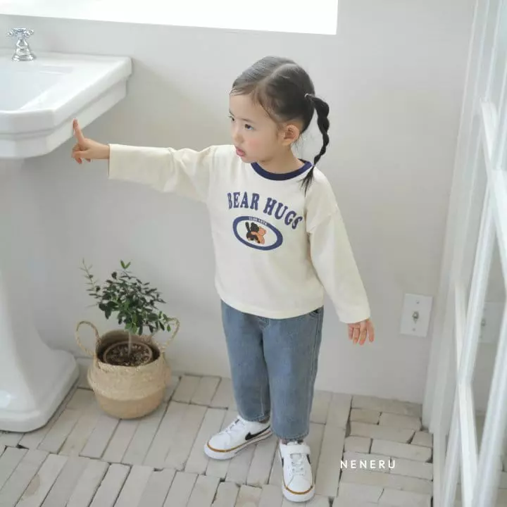 Neneru - Korean Baby Fashion - #babyclothing - Bebe Hug Bear Tee