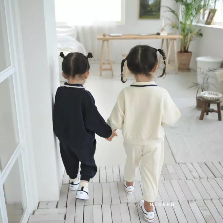 Neneru - Korean Baby Fashion - #babyfashion - Binz Top Bottom Set Bebe - 3