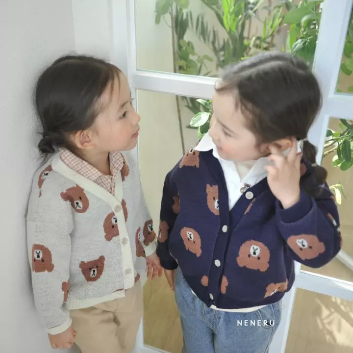 Neneru - Korean Baby Fashion - #babygirlfashion - Baby Bear Cardigan Bebe - 11